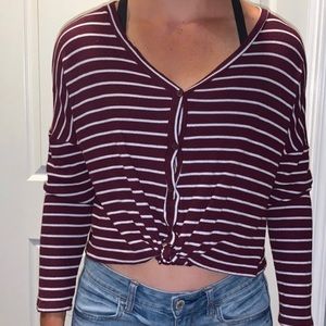 Good Luck Gem | Striped Sweater